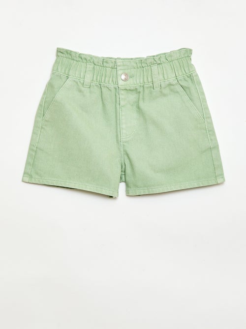 Effen twill short - Kiabi