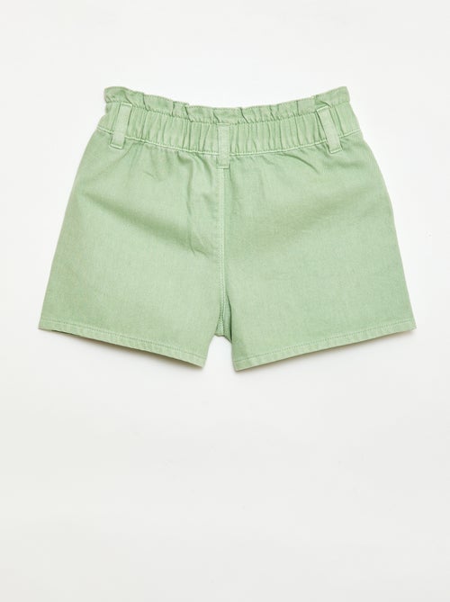 Effen twill short - Kiabi