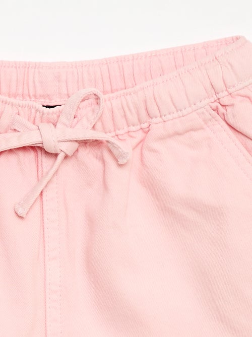 Effen twill short - Kiabi