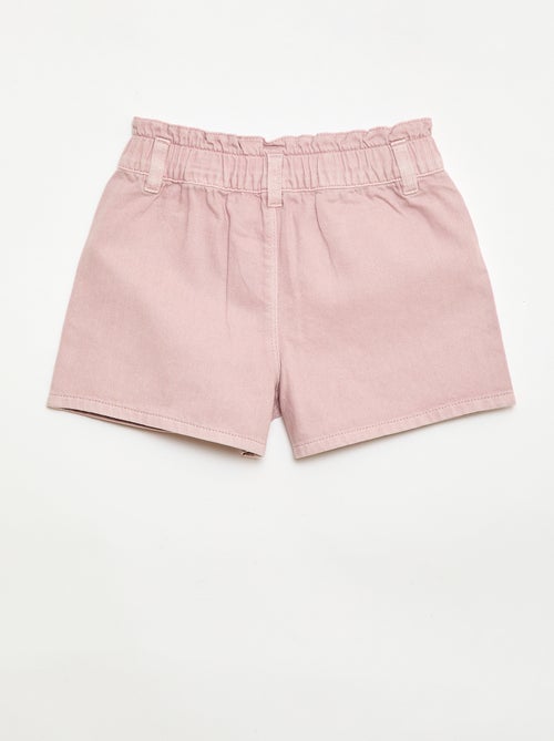 Effen twill short - Kiabi