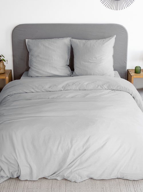 Effen, uiterst zachte dekbedset - Voor 1- of 2-persoonsbed - Kiabi