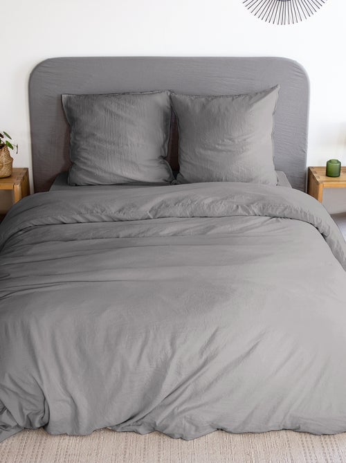 Effen, uiterst zachte dekbedset - Voor 1- of 2-persoonsbed - Kiabi