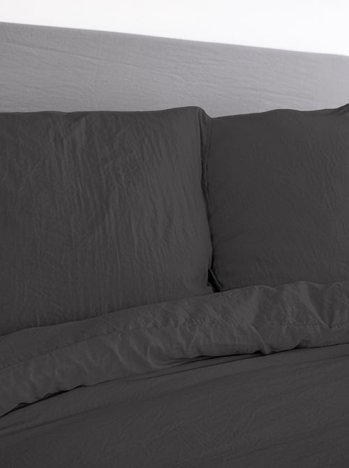 Effen, uiterst zachte dekbedset - Voor 1- of 2-persoonsbed - Kiabi