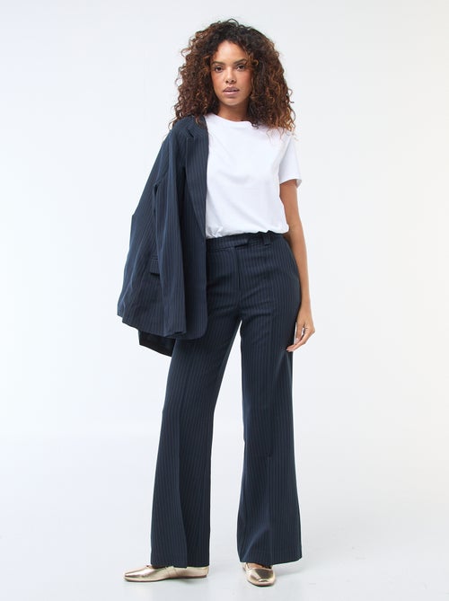 Effen uitlopende broek - Kiabi