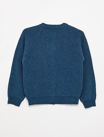 Effen vest met lange mouwen