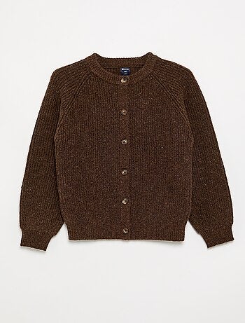 Effen vest met lange mouwen