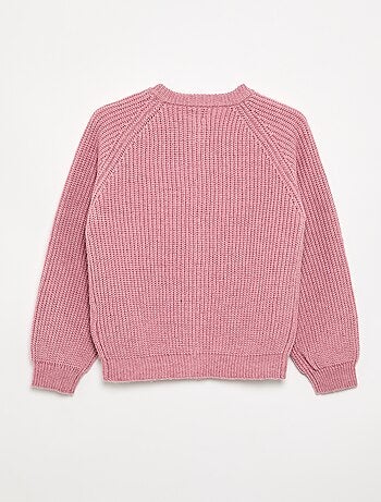 Effen vest met lange mouwen