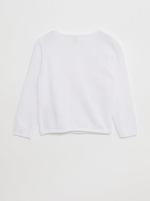 Effen vest met magneetknopen - makkelijk aan te trekken collectie - Kiabi