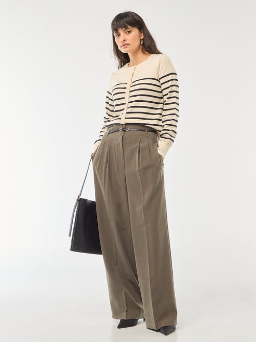 Effen vest met ronde hals - Kiabi