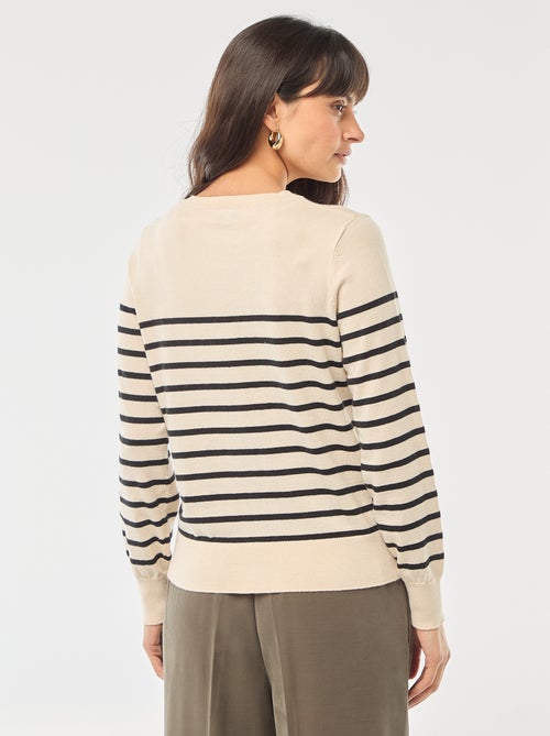 Effen vest met ronde hals - Kiabi