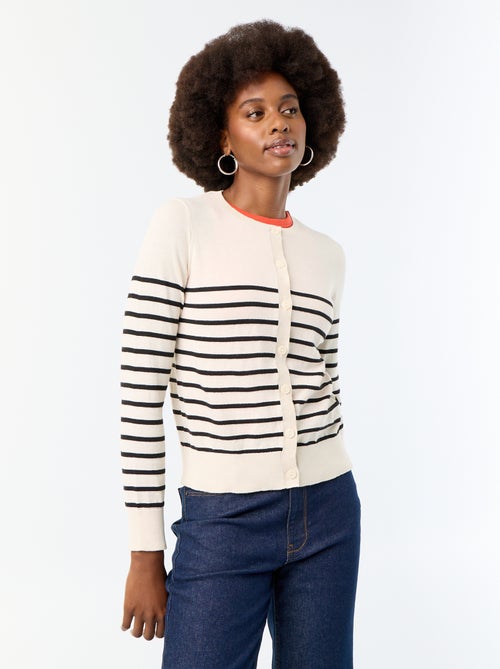 Effen vest met ronde hals - Kiabi Effen vest met ronde hals - Kiabi