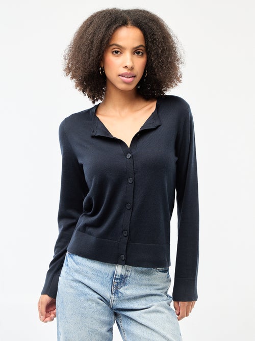 Effen vest met ronde hals - Kiabi