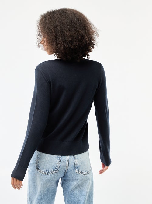 Effen vest met ronde hals - Kiabi