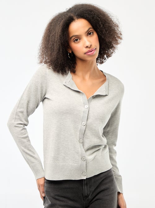 Effen vest met ronde hals - Kiabi