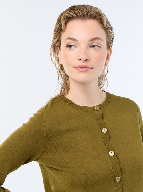 Effen vest met ronde hals - Kiabi