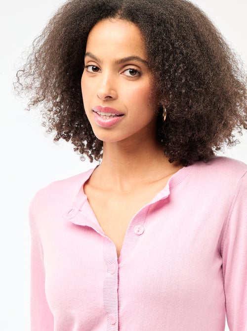 Effen vest met ronde hals - Kiabi