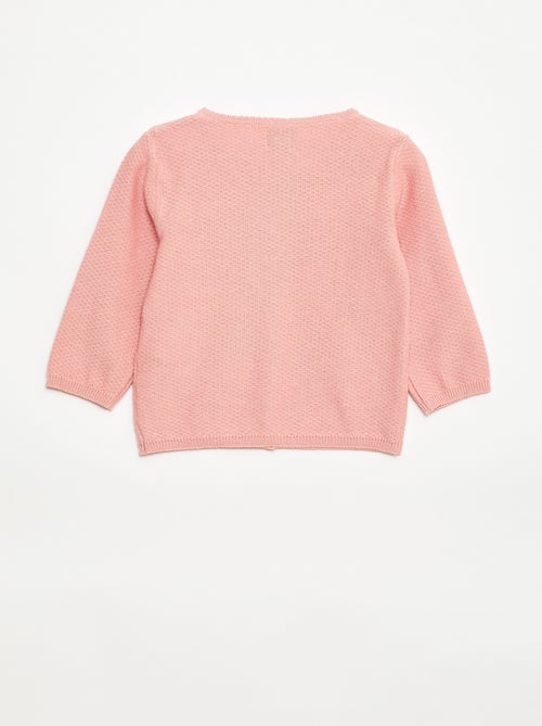 Effen vest van dun gebreid tricot - Kiabi