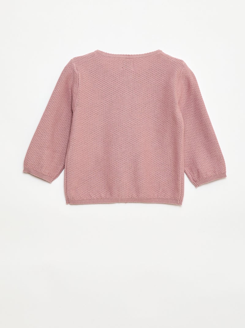 Effen vest van dun gebreid tricot Rose - Kiabi