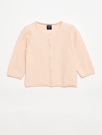 Effen vest van dun gebreid tricot