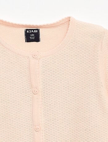 Effen vest van dun gebreid tricot