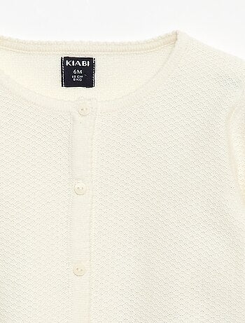 Effen vest van dun gebreid tricot