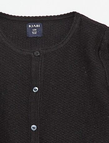 Effen vest van dun gebreid tricot