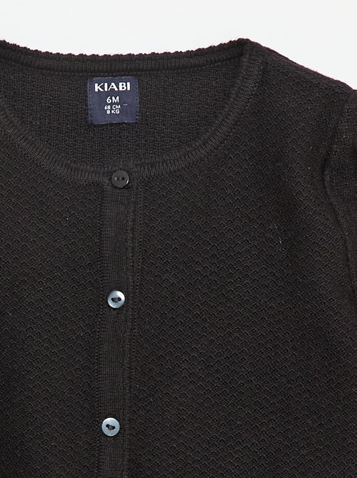 Effen vest van dun gebreid tricot - Kiabi