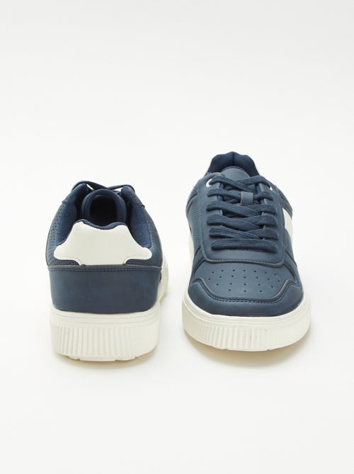 Effen vetersneakers - Kiabi