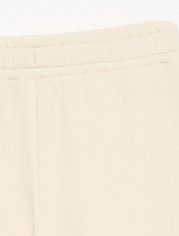 Effen wide leg-broek