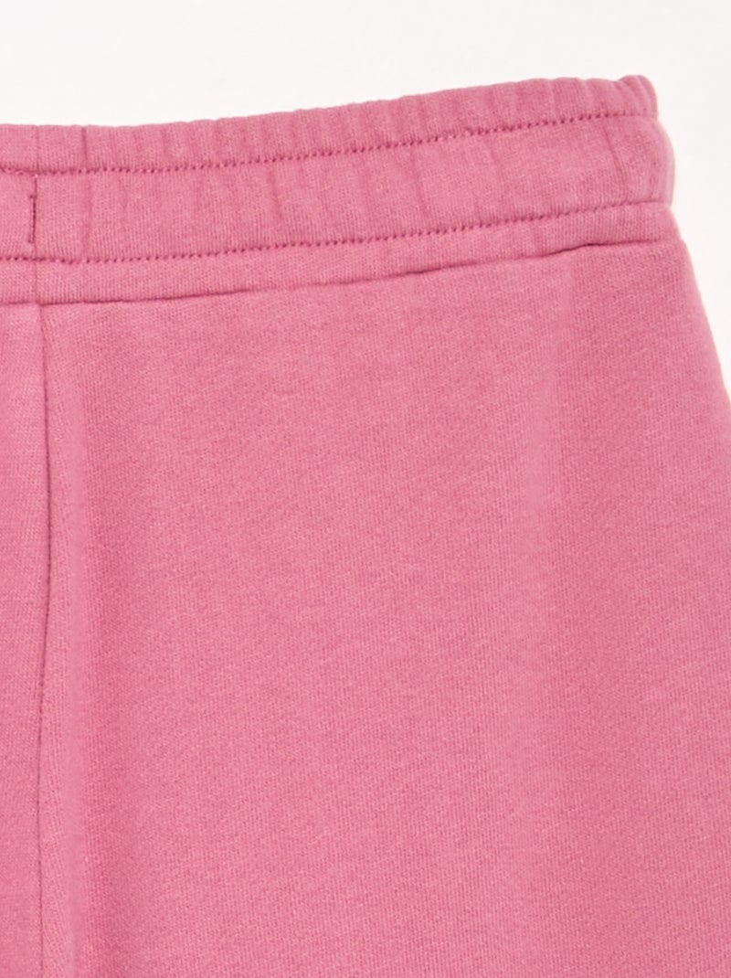 Effen wide leg-broek Rose - Kiabi