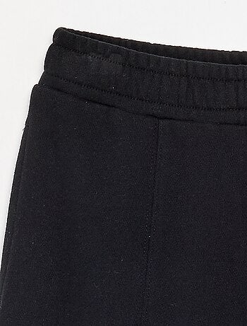 Effen wide leg-broek
