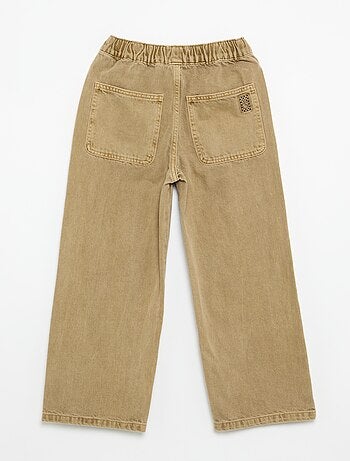 Effen wijde broek