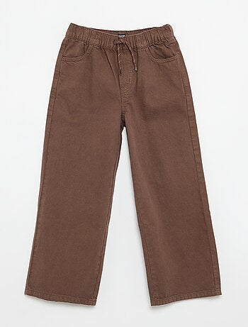 Effen wijde broek