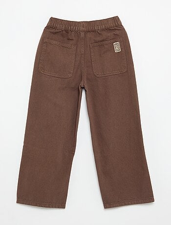 Effen wijde broek