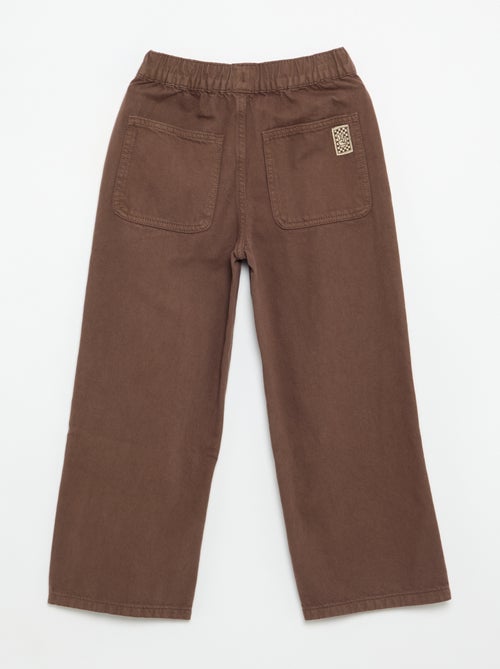 Effen wijde broek - Kiabi