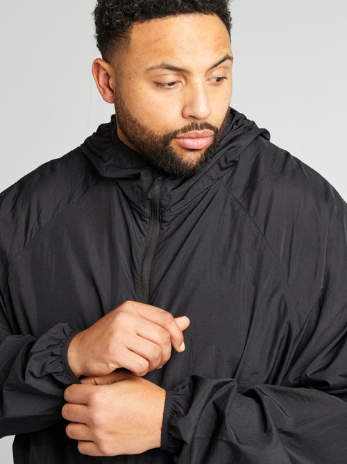 Effen windjack, opvouwbaar in de capuchon - Kiabi