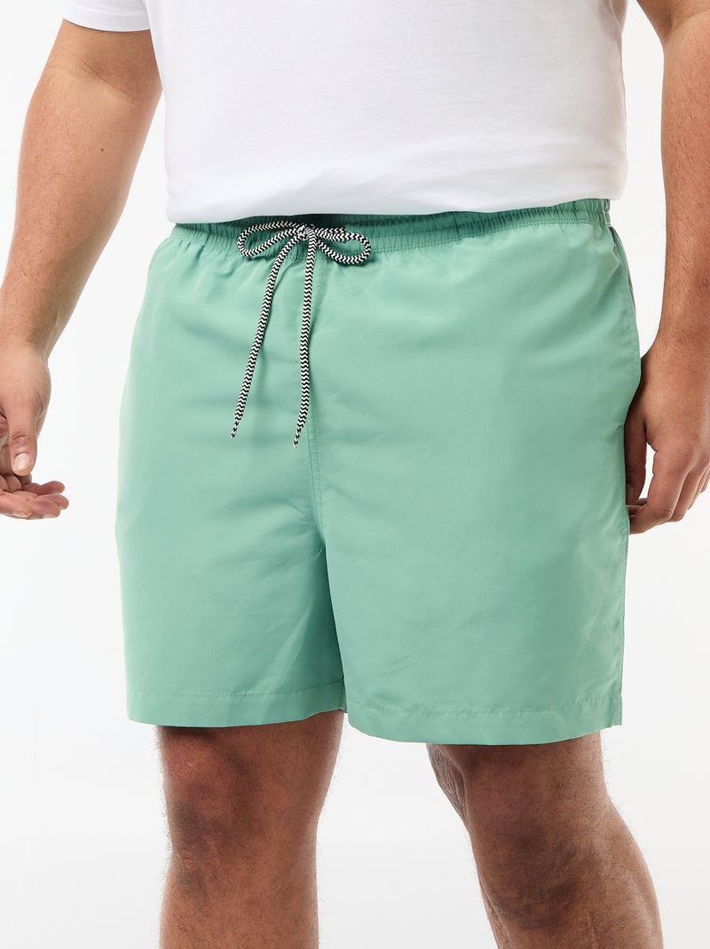 Effen zwemshort Groen - Kiabi