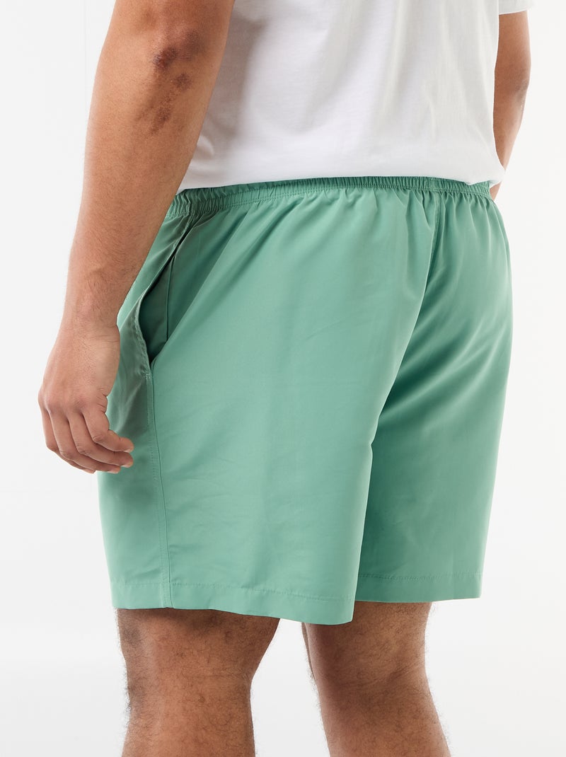 Effen zwemshort Groen - Kiabi