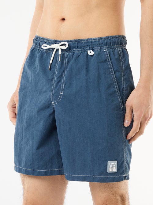 Effen zwemshort met zakken - Kiabi