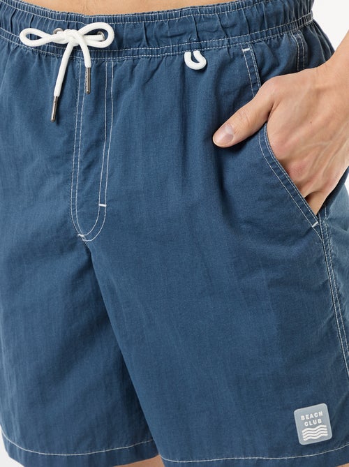 Effen zwemshort met zakken - Kiabi