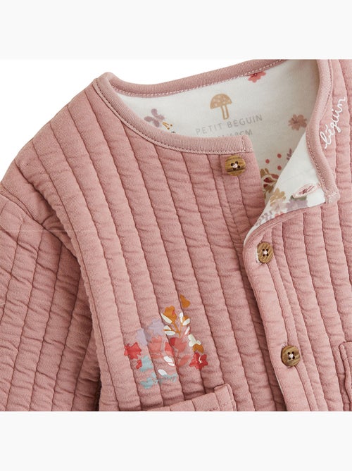 Eglantine gewatteerd vestje en broekje babyset - Kiabi Eglantine gewatteerd vestje en broekje babyset - Kiabi
