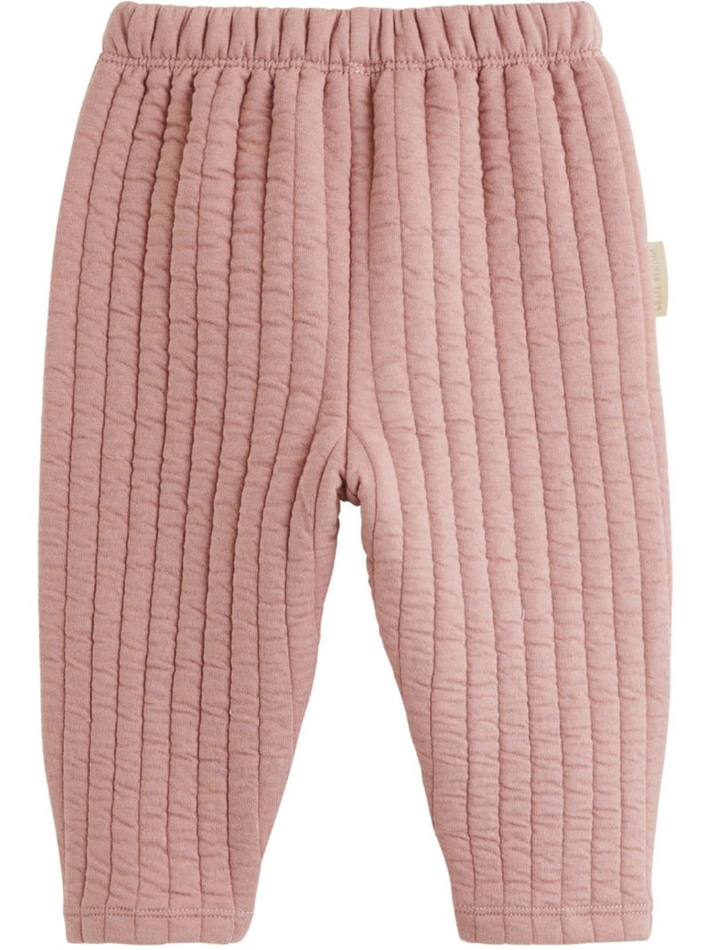 Eglantine gewatteerd vestje en broekje babyset Roze - Kiabi