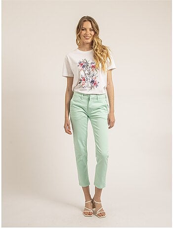 Eilyn slim fit chino broek
