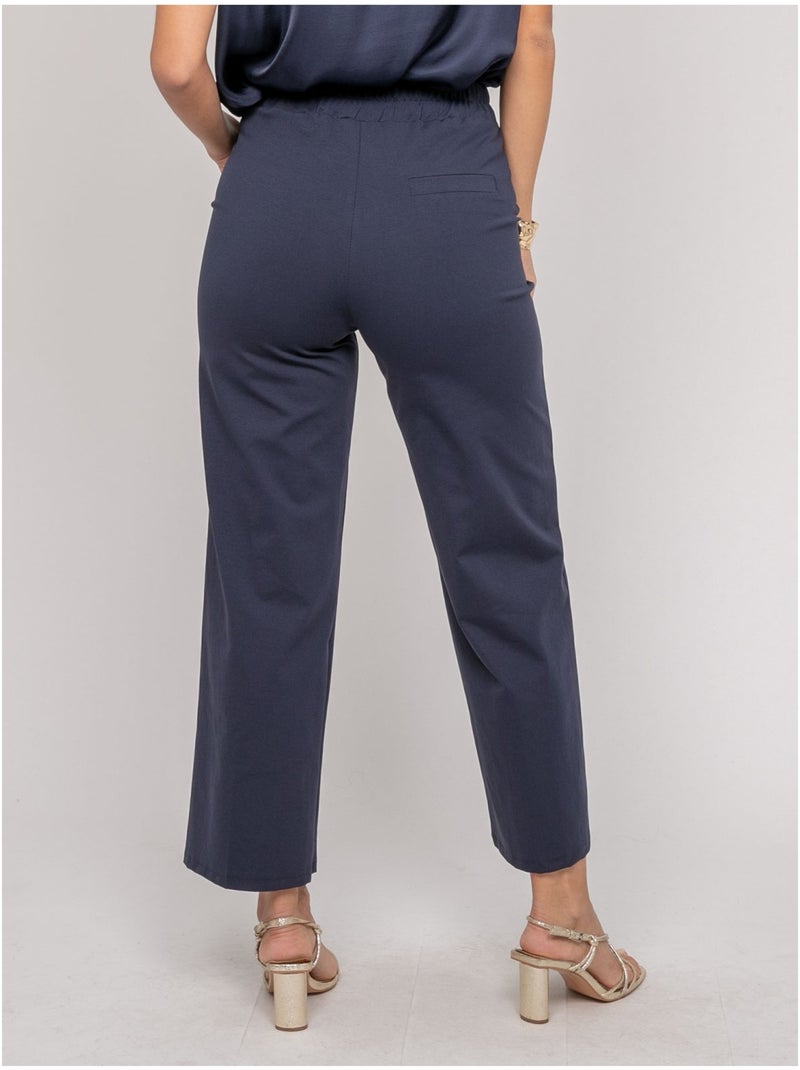 Ekolia pantalon Marineblauw - Kiabi