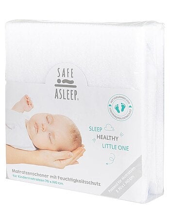 Elastische antimijt matrasbeschermer voor kinderbed 'safe asleep' ROBA