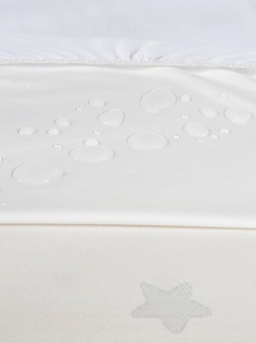 Elastische antimijt matrasbeschermer voor kinderbed 'safe asleep' ROBA - Kiabi Elastische antimijt matrasbeschermer voor kinderbed 'safe asleep' ROBA - Kiabi