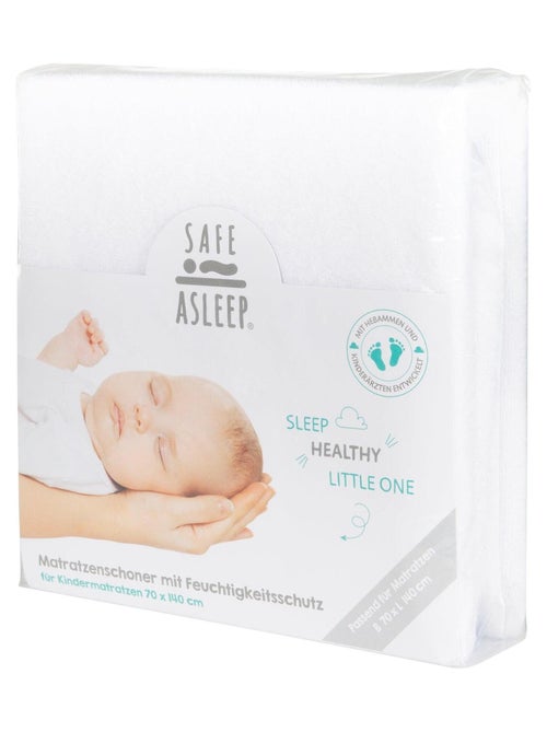 Elastische antimijt matrasbeschermer voor kinderbed 'safe asleep' ROBA - Kiabi Elastische antimijt matrasbeschermer voor kinderbed 'safe asleep' ROBA - Kiabi