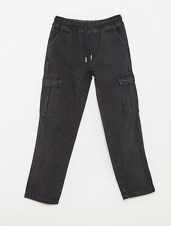 Elastische broek met zakken