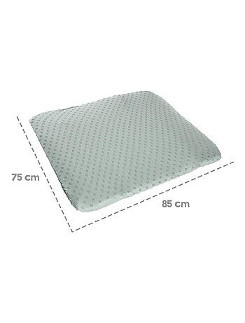 Elastische hoes voor aankleedkussen van biologisch katoen 'Seashells' ROBA