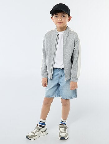 Elastische jeansshort